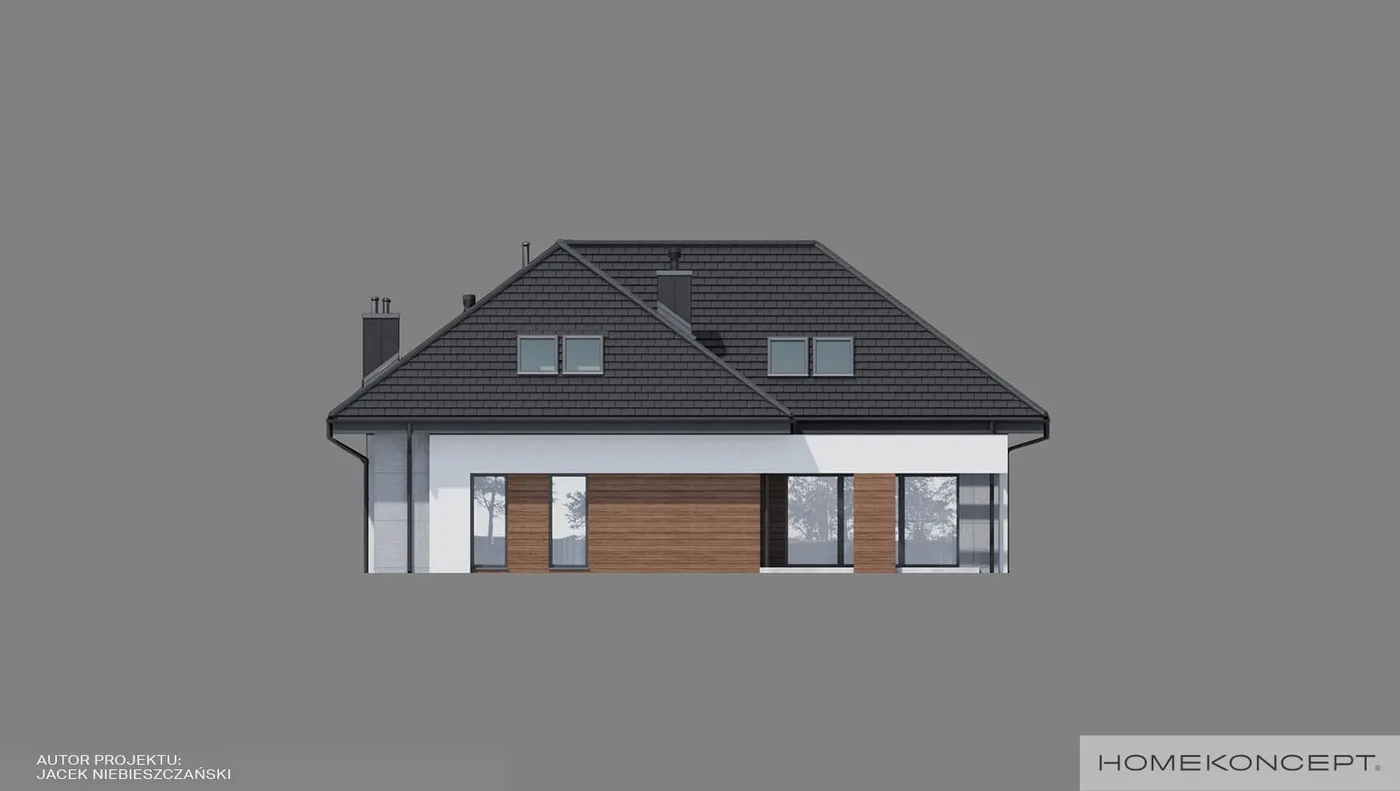 Elewacja boczna lewa