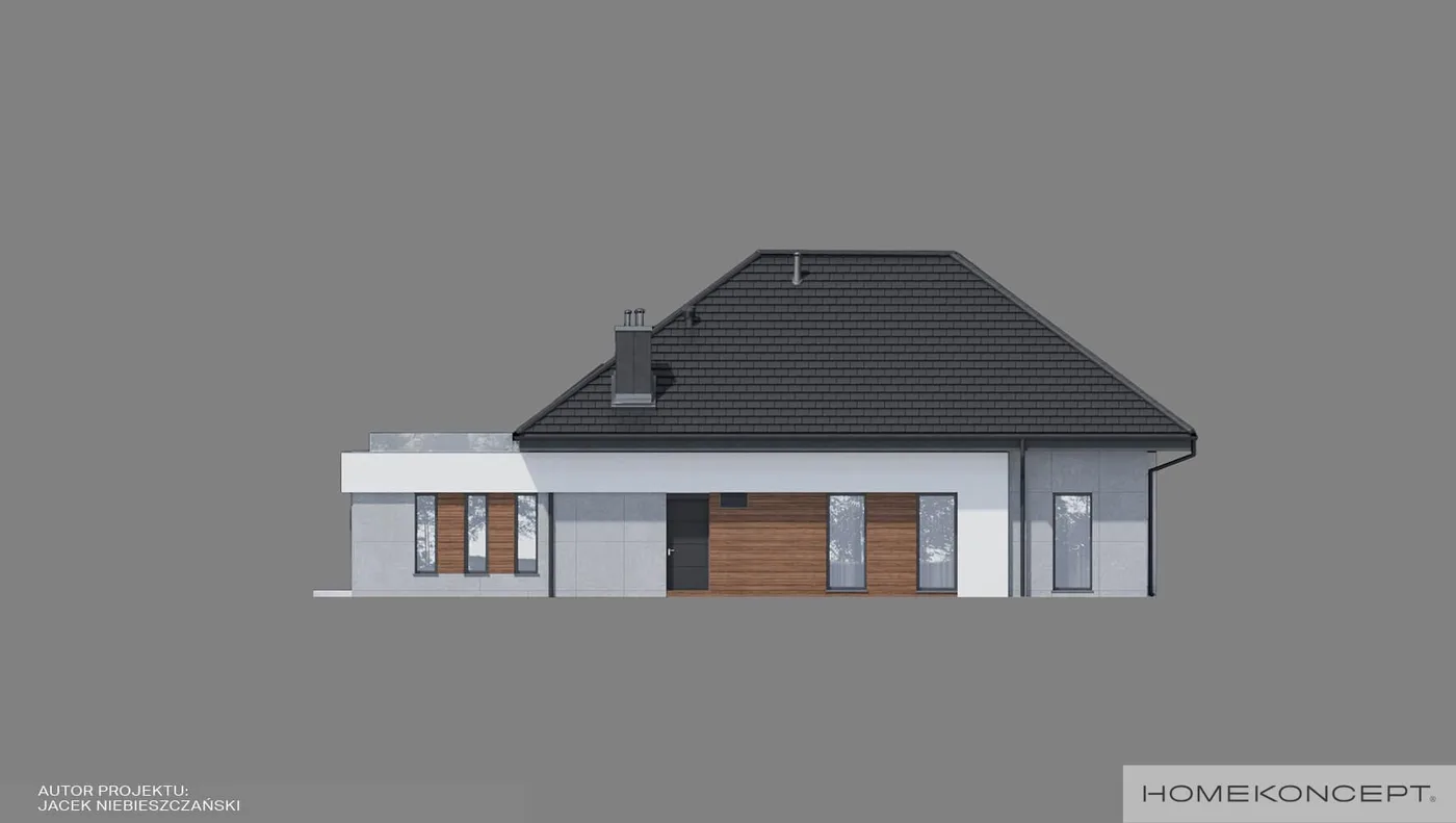 Elewacja boczna prawa