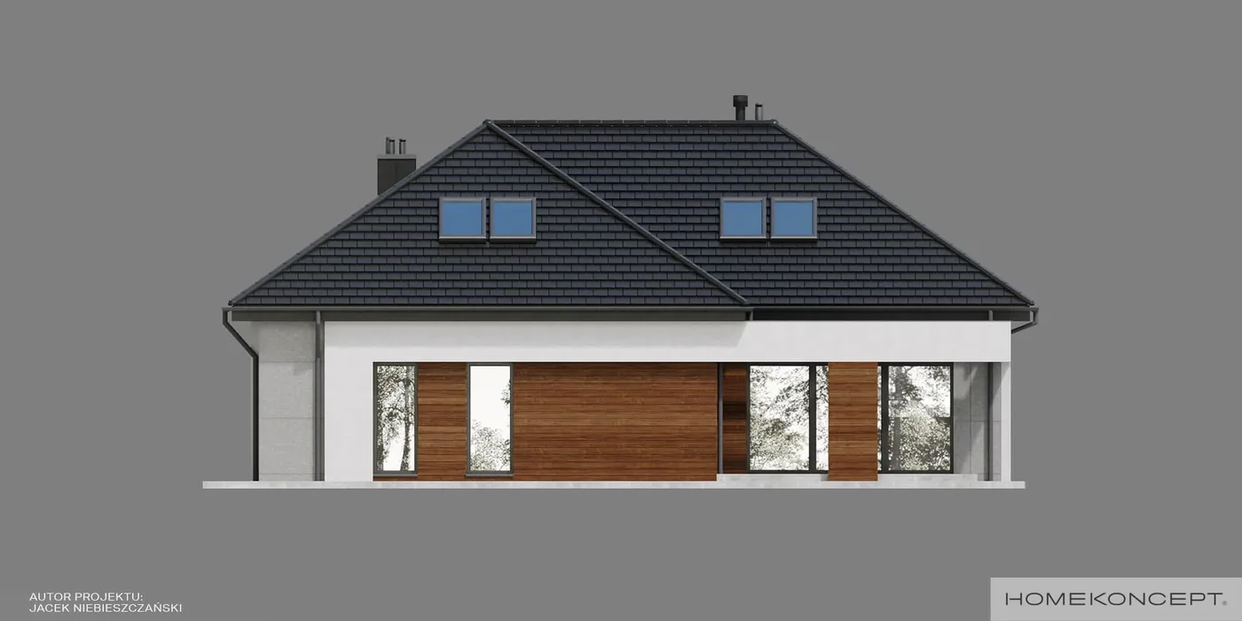 Elewacja boczna lewa