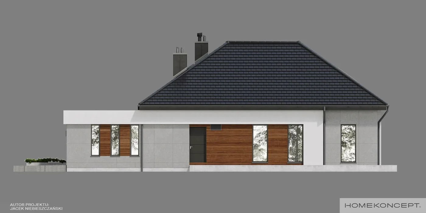 Elewacja boczna prawa