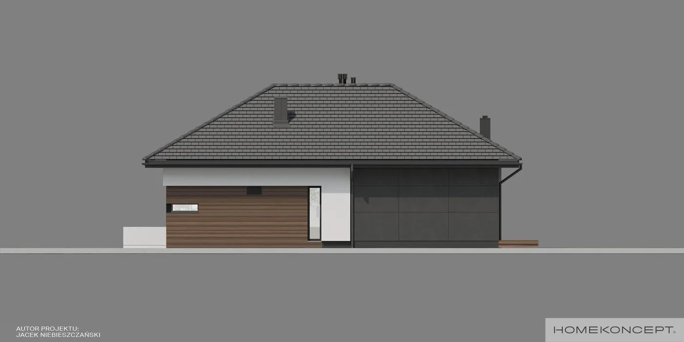 Elewacja boczna prawa