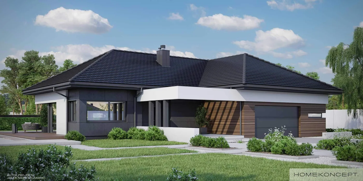 Wizualizacja HOMEKONCEPT 36 wariant 01 - zdjęcie 2