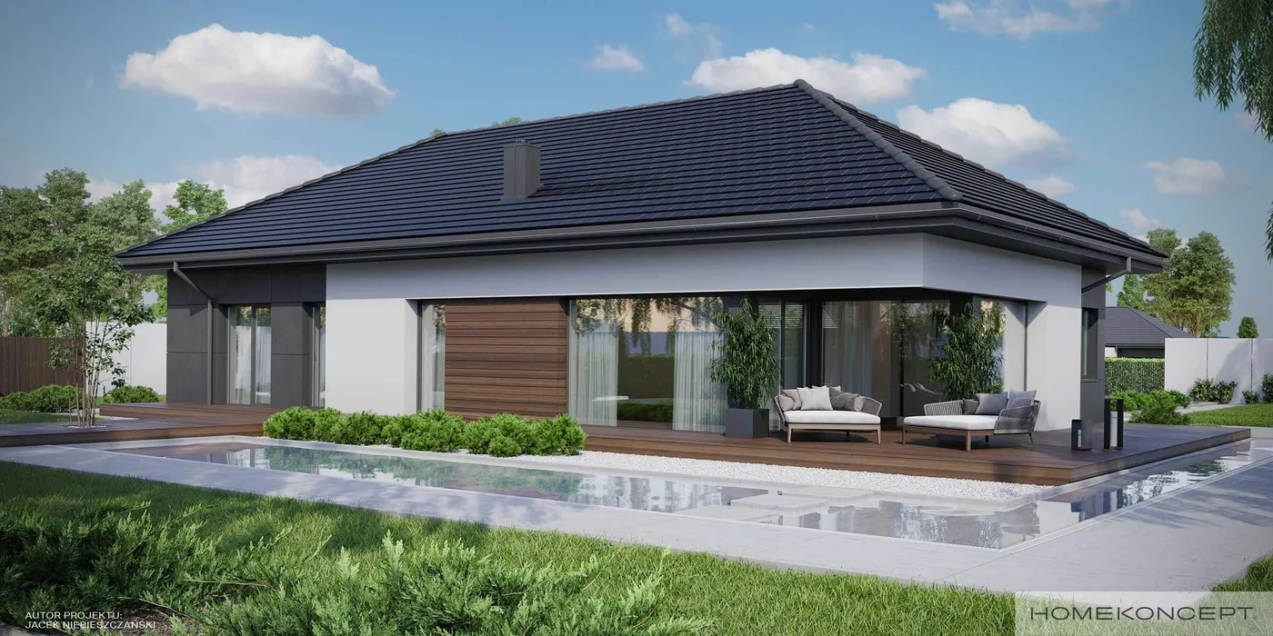 Wizualizacja HOMEKONCEPT 36 wariant 01 - zdjęcie 3