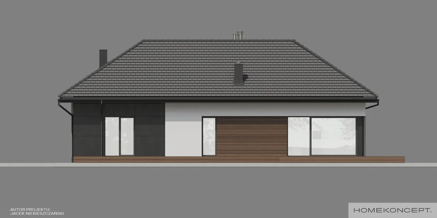 Elewacja boczna lewa