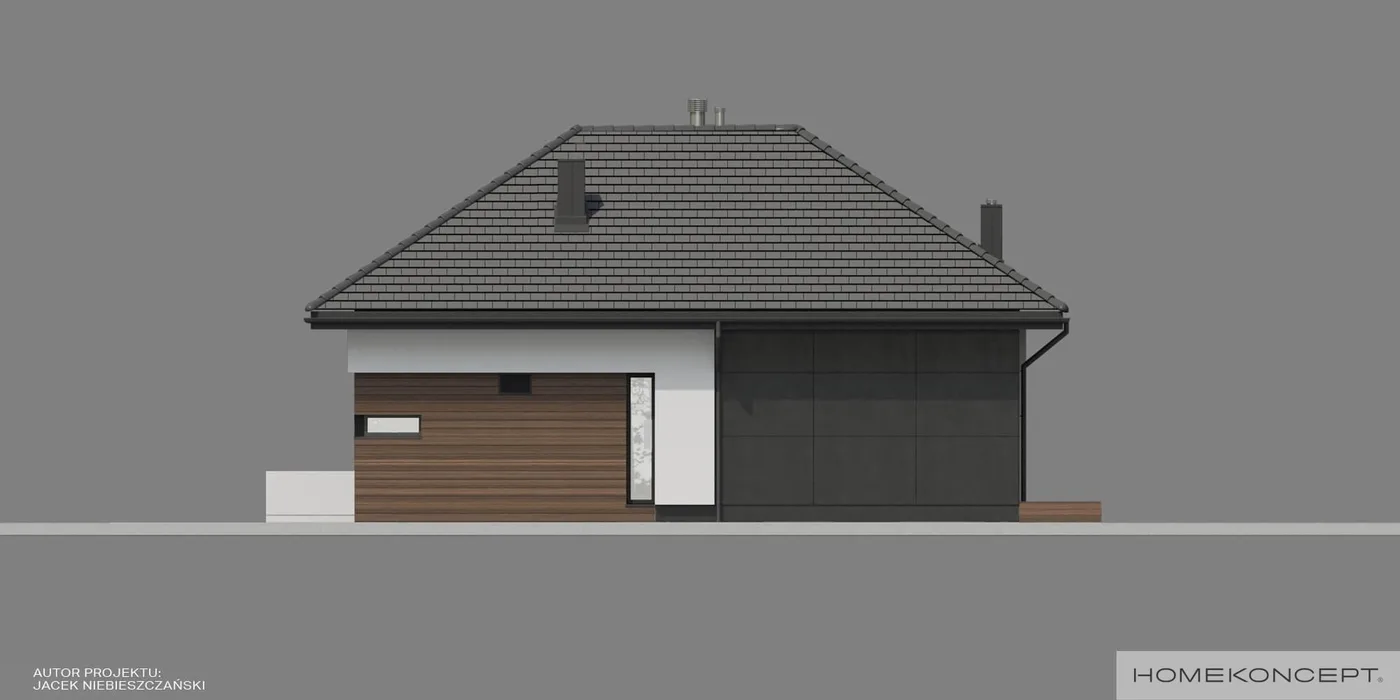 Elewacja boczna prawa