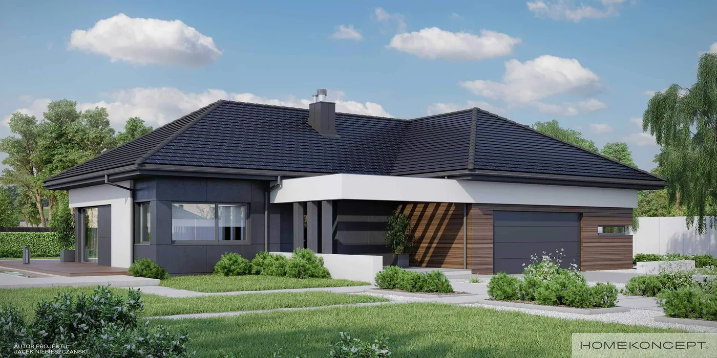 Wizualizacja HOMEKONCEPT 36 wariant 02 - zdjęcie 2