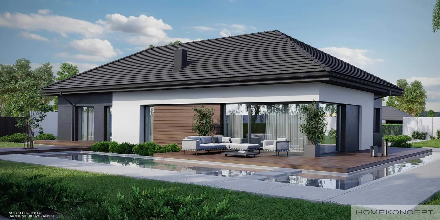 Wizualizacja HOMEKONCEPT 36 wariant 02 - zdjęcie 3