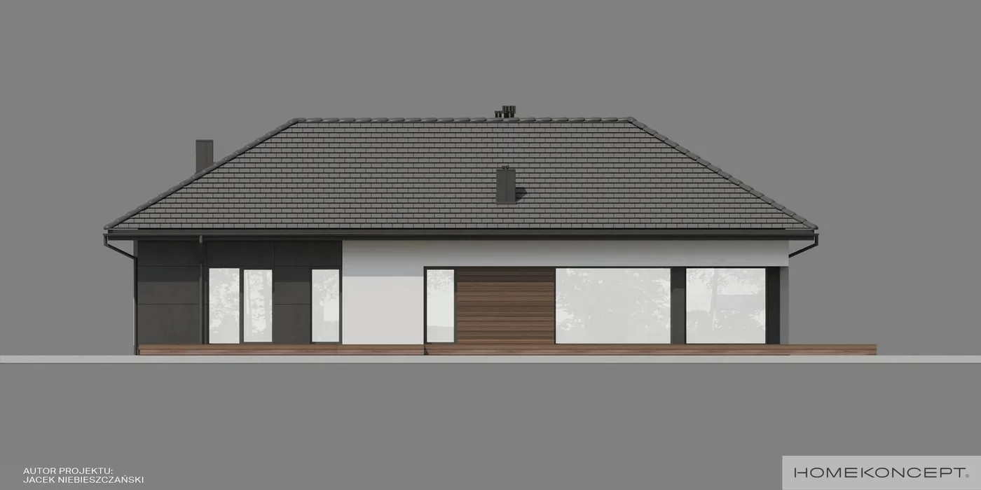 Elewacja boczna lewa