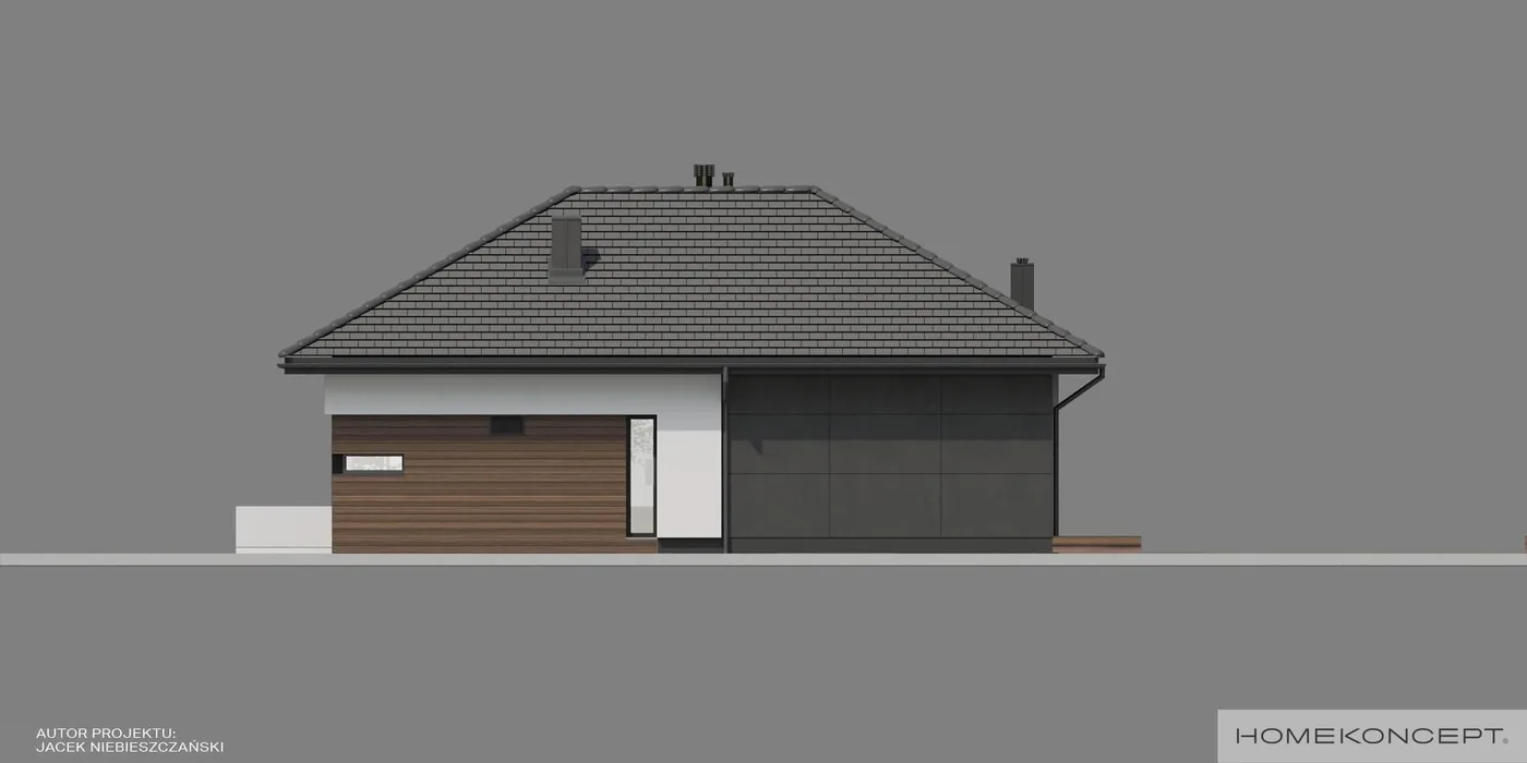 Elewacja boczna prawa