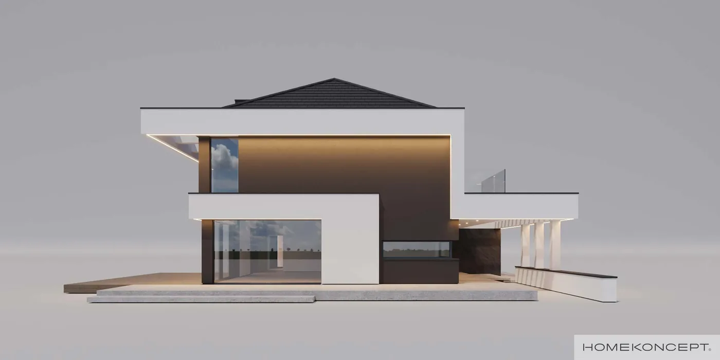 Elewacja boczna prawa