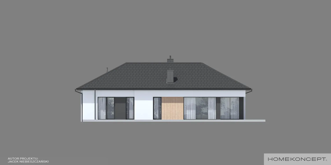 Elewacja boczna lewa