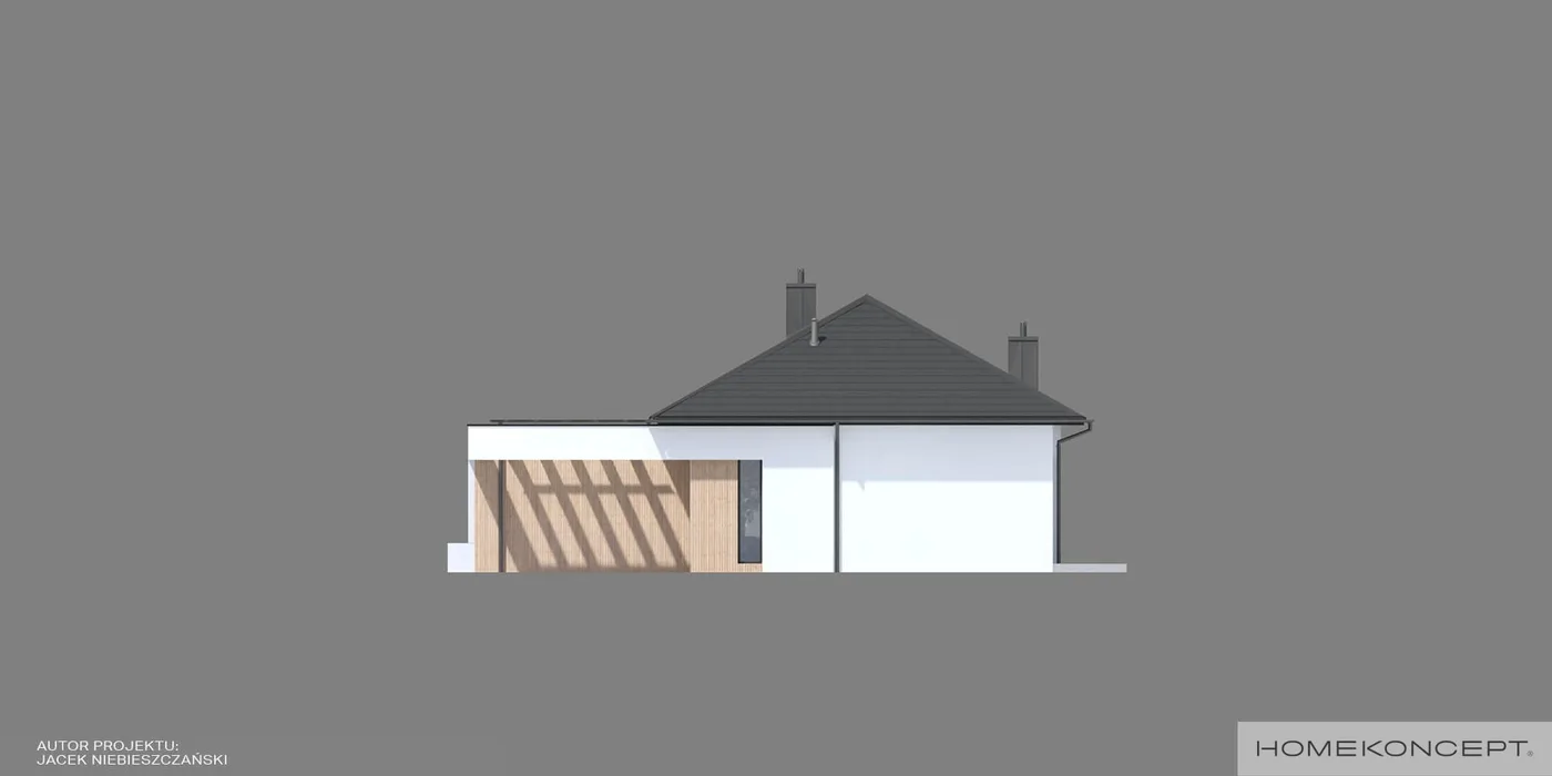 Elewacja boczna prawa