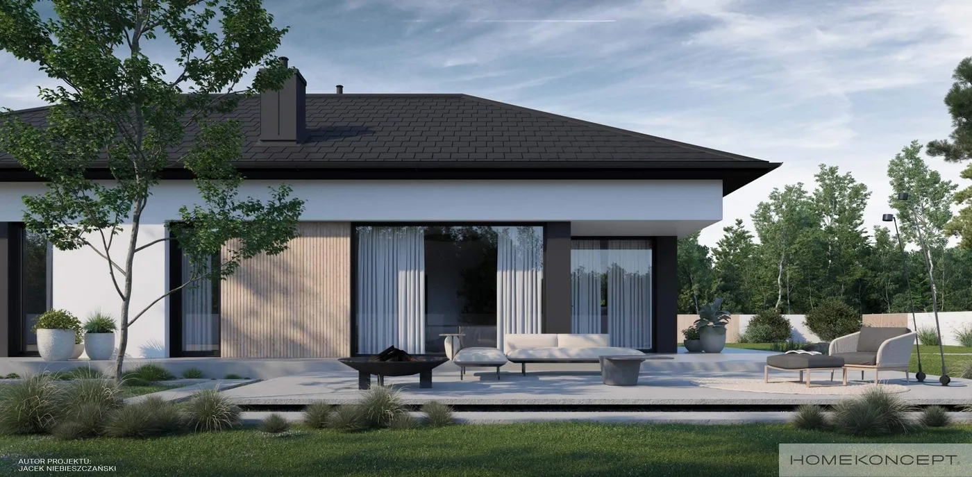 Wizualizacja HOMEKONCEPT 38 wariant 01 - zdjęcie 3