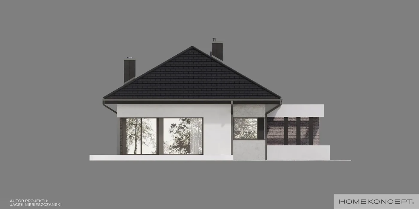 Elewacja boczna prawa