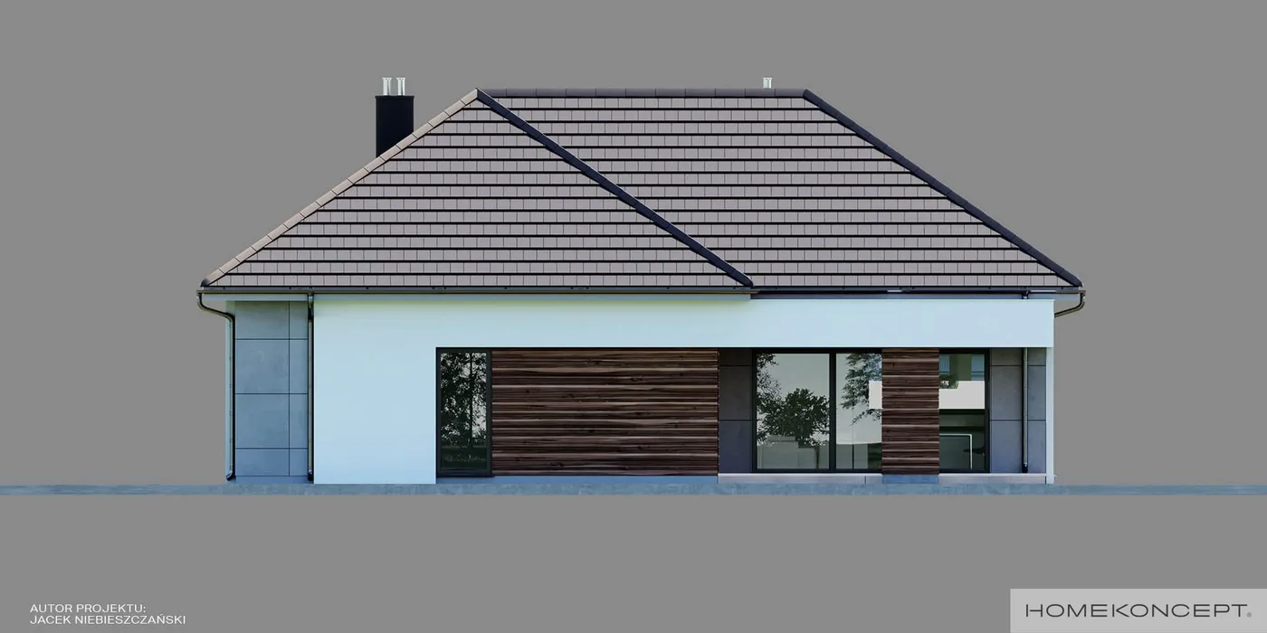 Elewacja boczna lewa