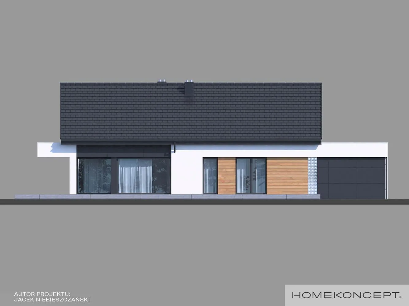 Elewacja boczna lewa