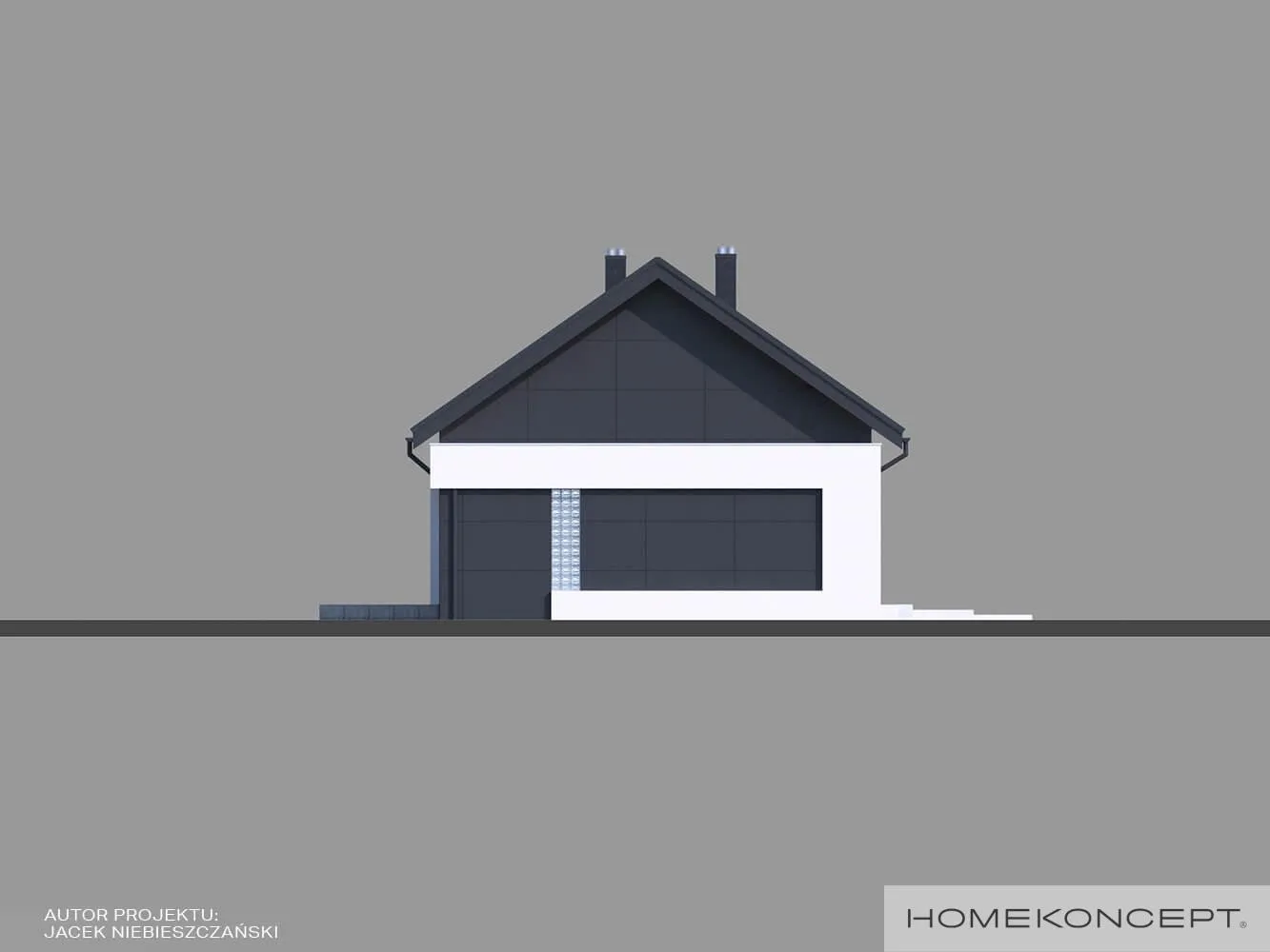 Elewacja boczna prawa