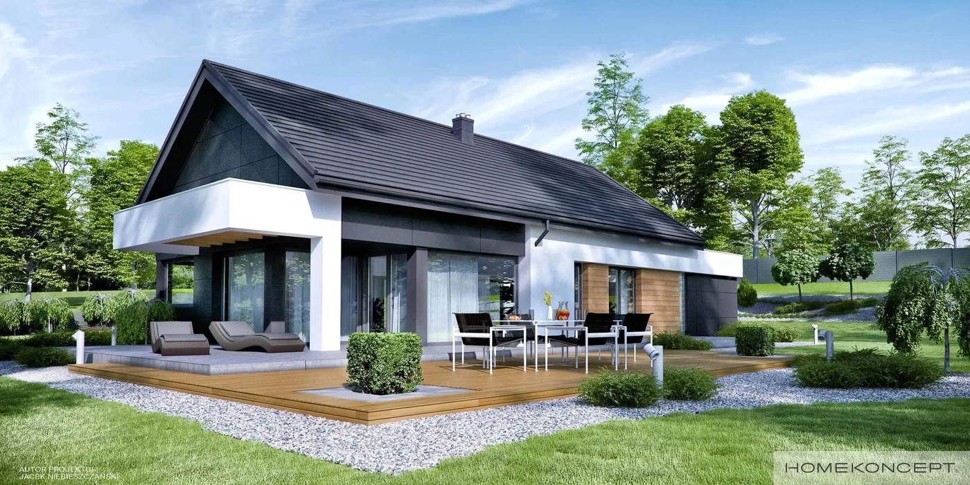Wizualizacja HOMEKONCEPT 44 G1 Ytong - zdjęcie 3