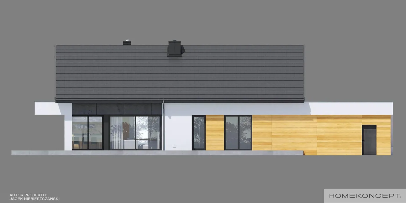 Elewacja boczna lewa