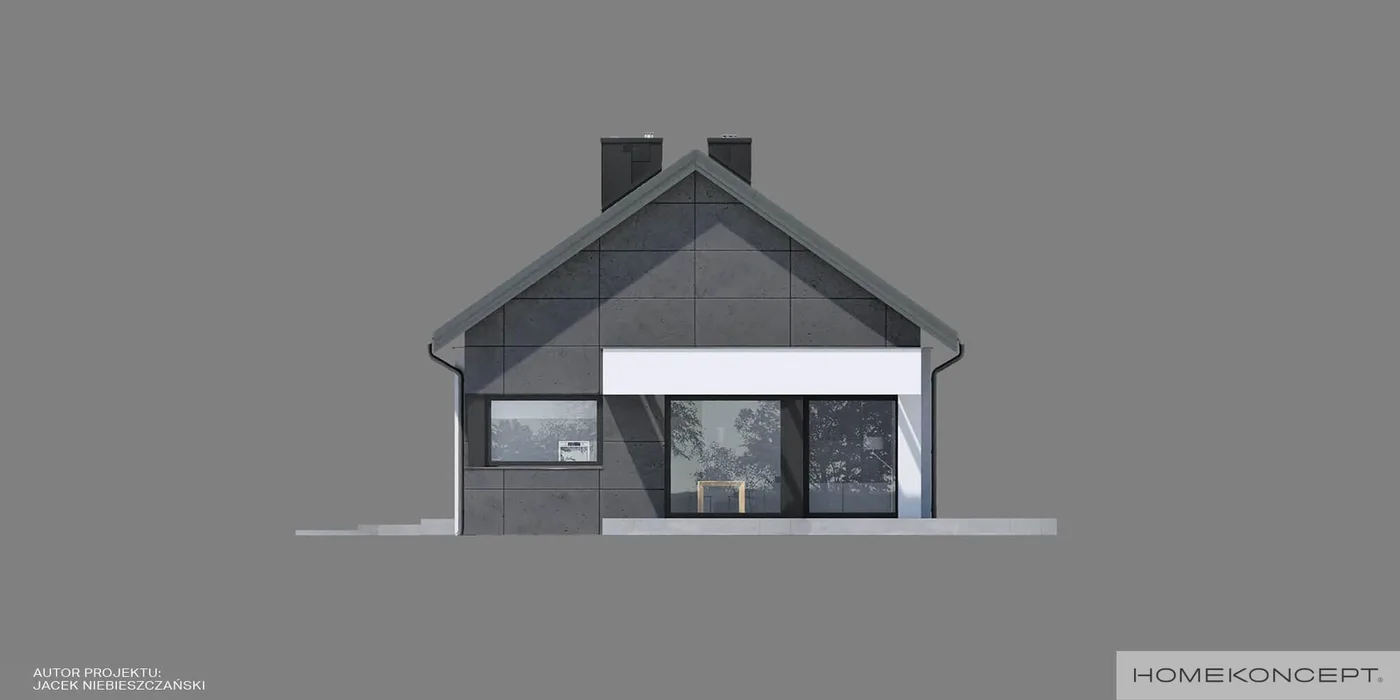 Elewacja boczna prawa