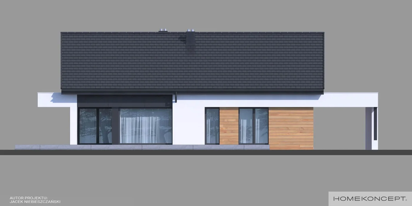 Elewacja boczna lewa