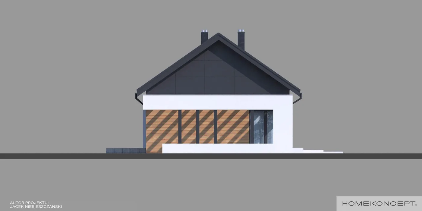 Elewacja boczna prawa