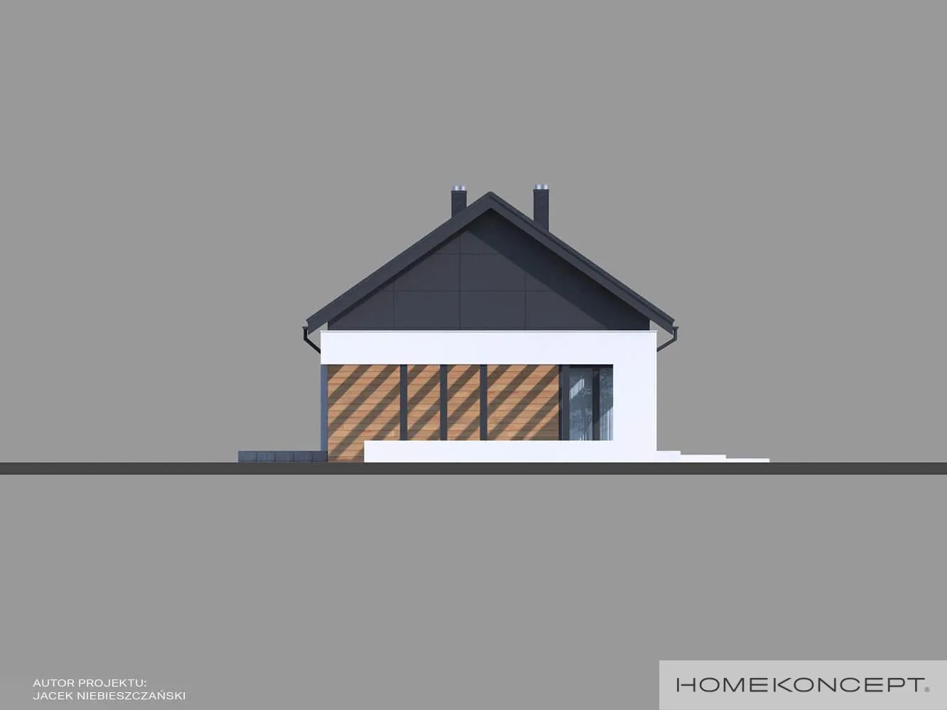 Elewacja boczna prawa