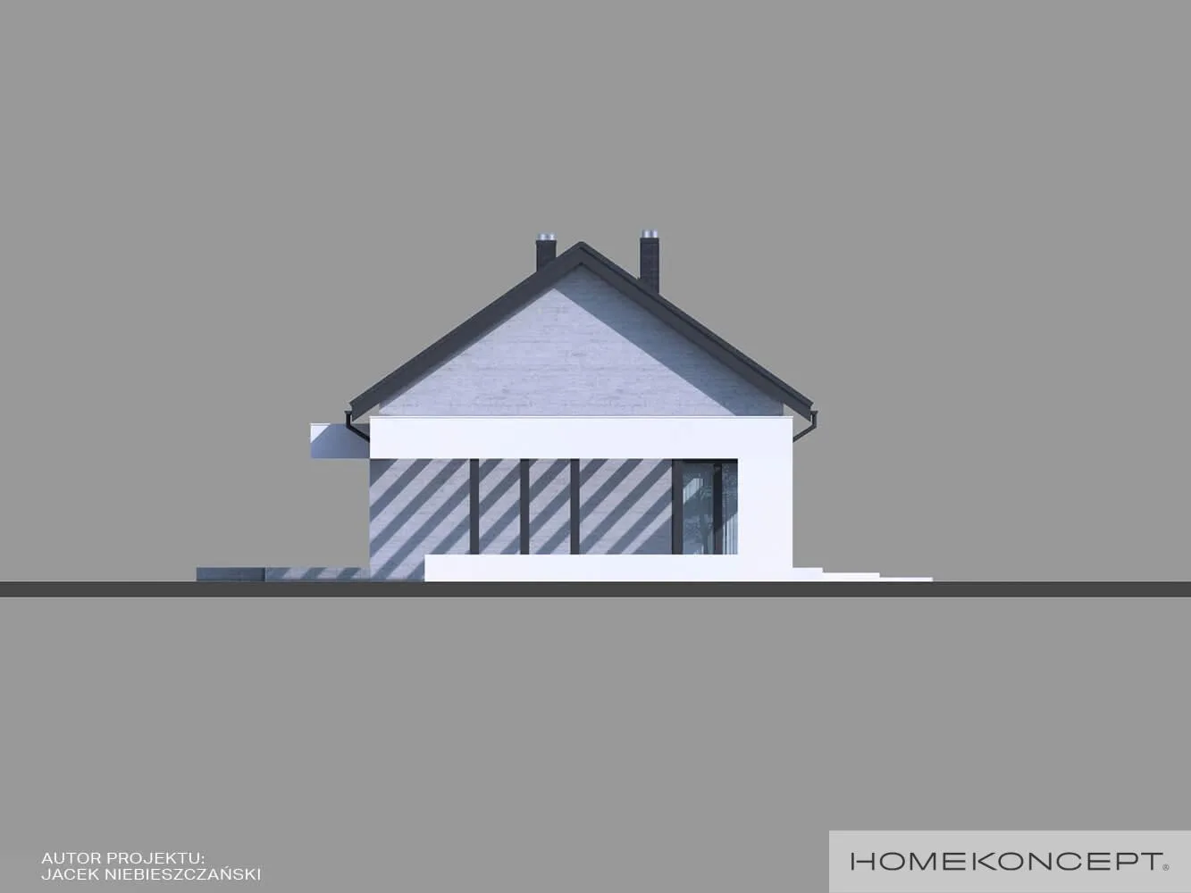 Elewacja boczna prawa