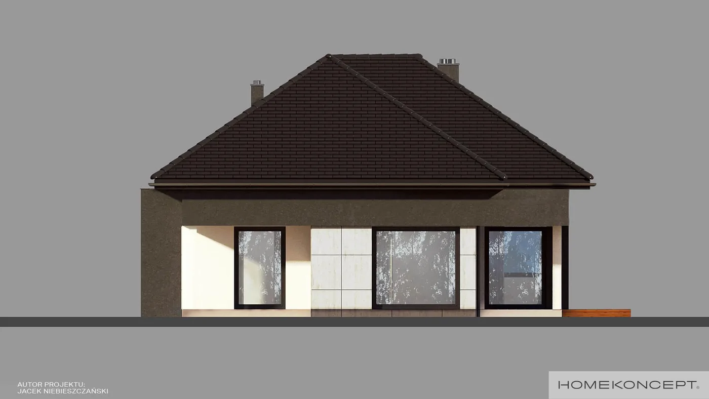 Elewacja boczna lewa