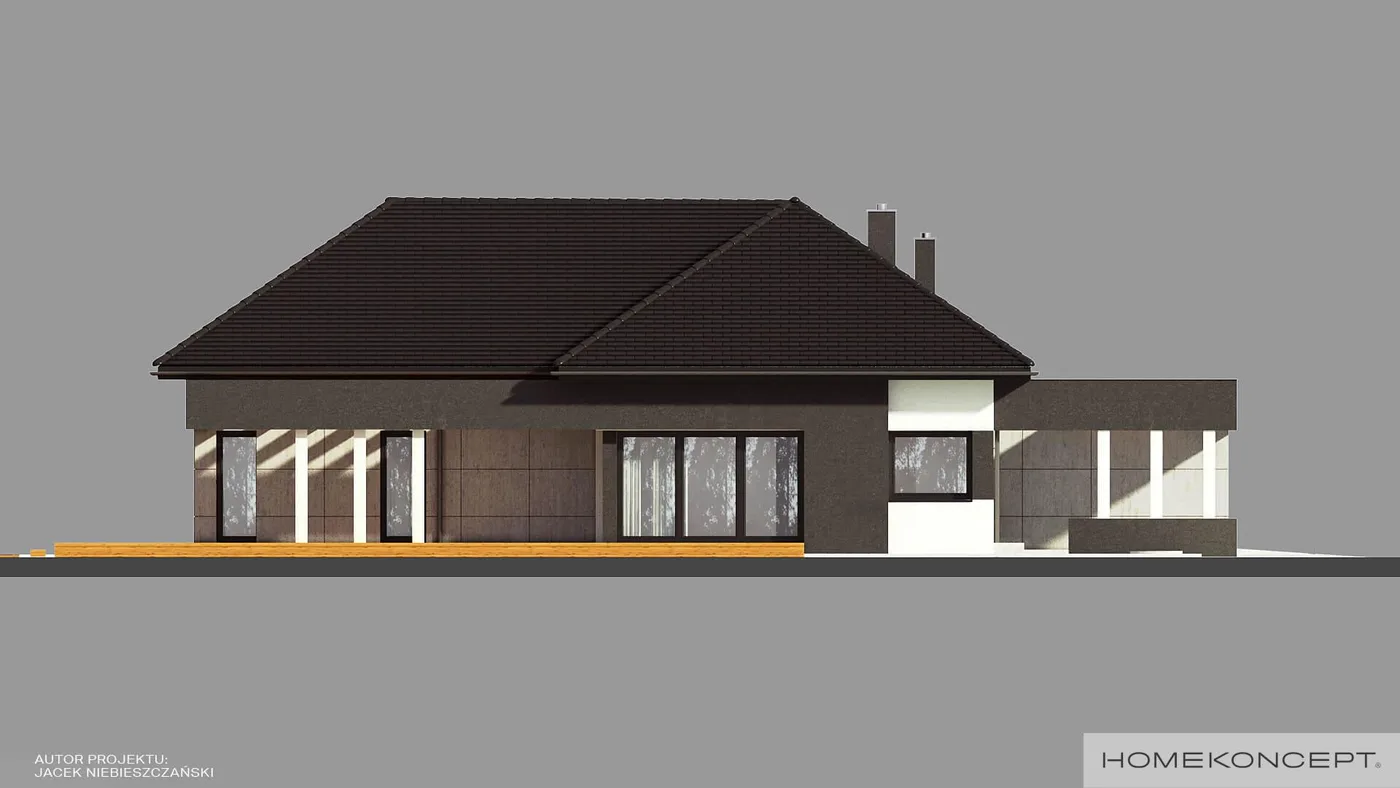 Elewacja boczna prawa