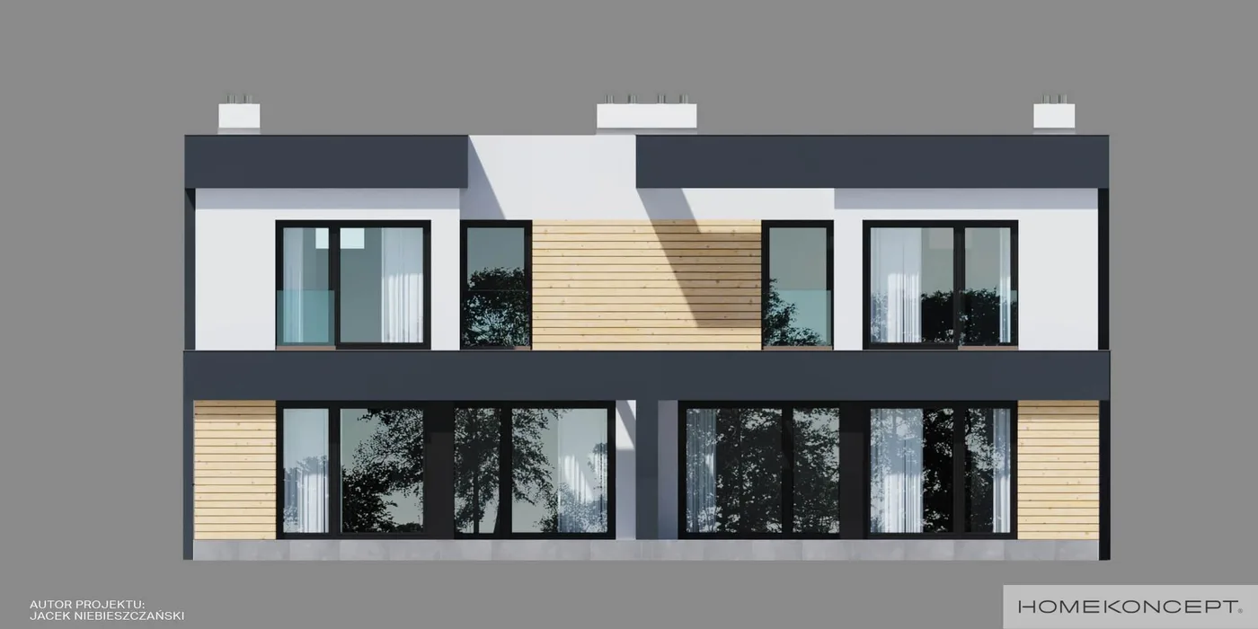 Elewacja boczna lewa