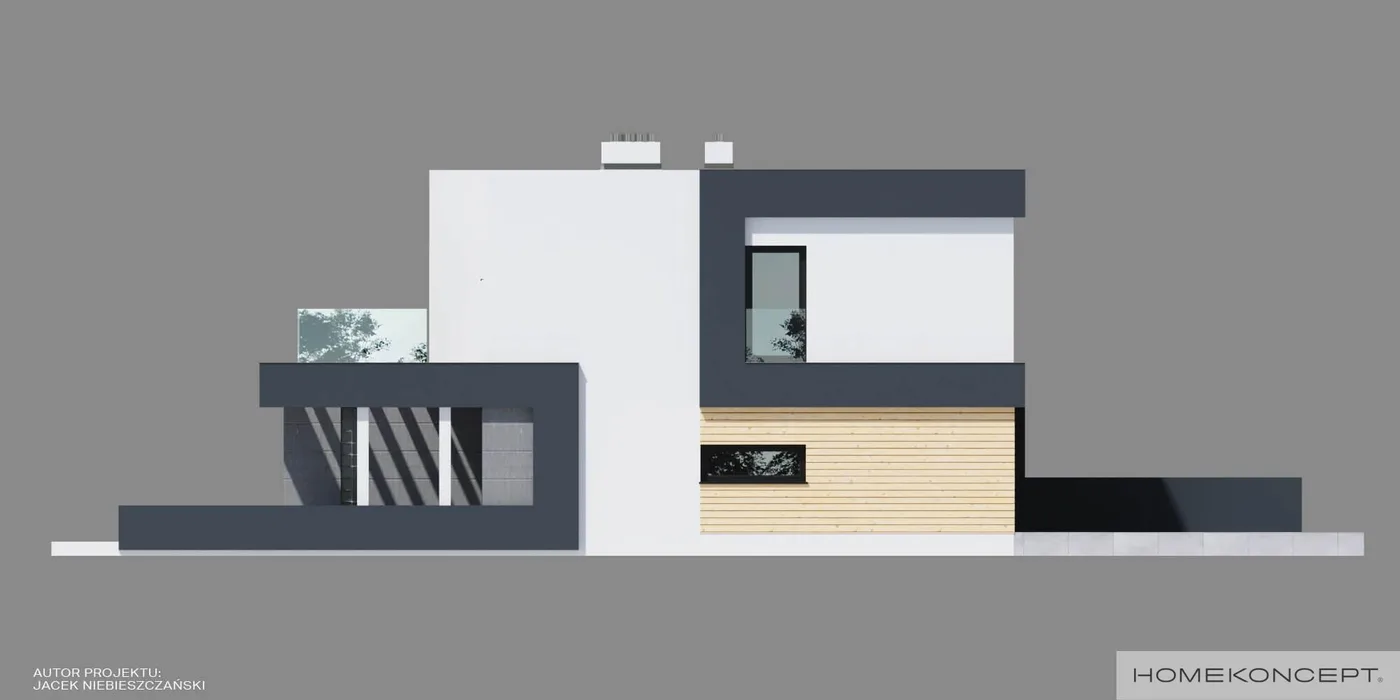 Elewacja boczna prawa