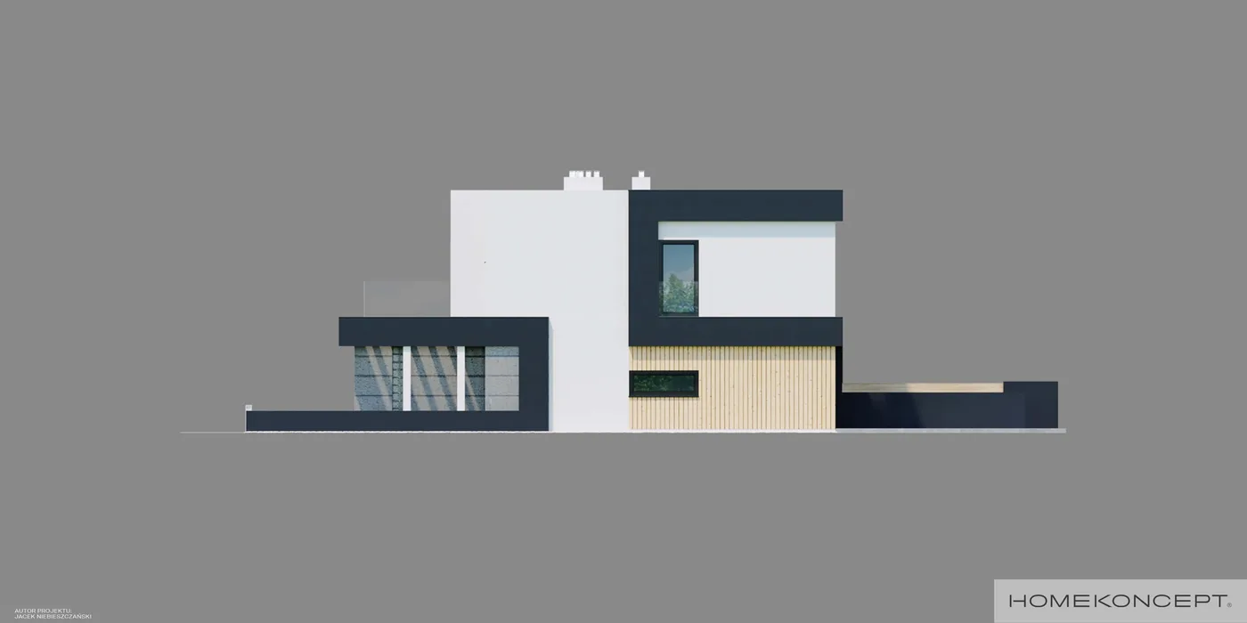 Elewacja boczna prawa