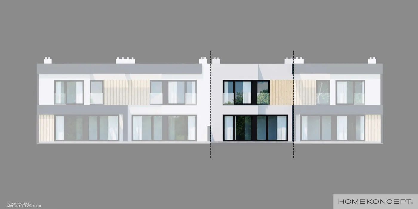 Elewacja boczna lewa