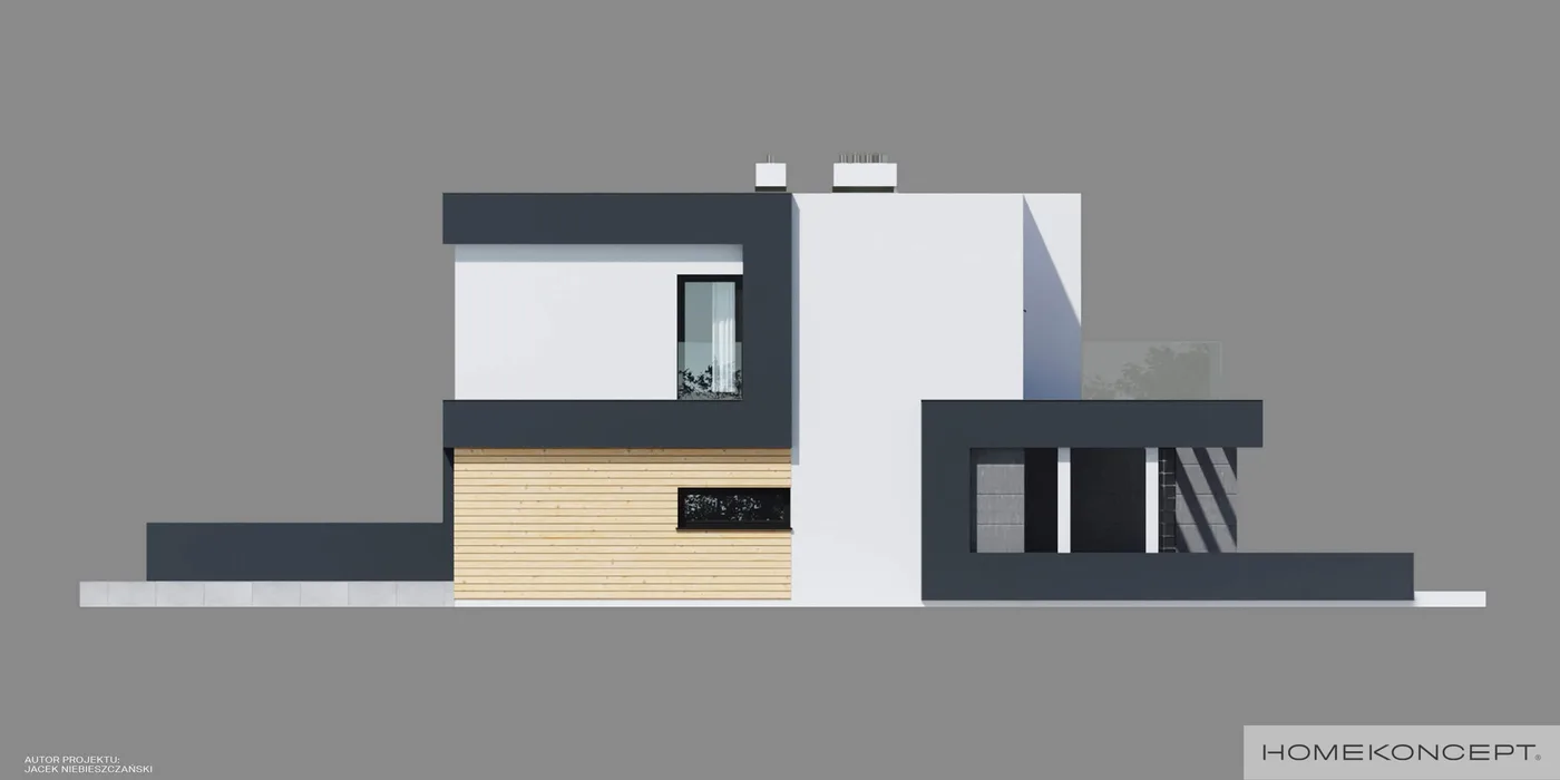 Elewacja boczna prawa