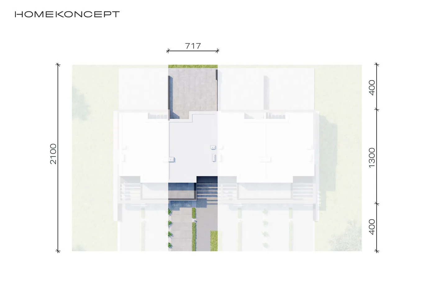 Usytuowanie na działce