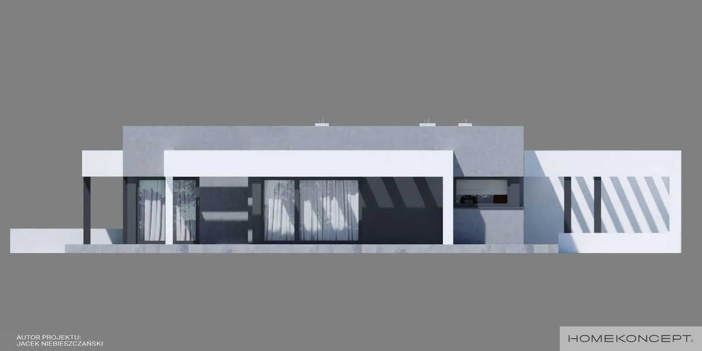 Elewacja boczna prawa