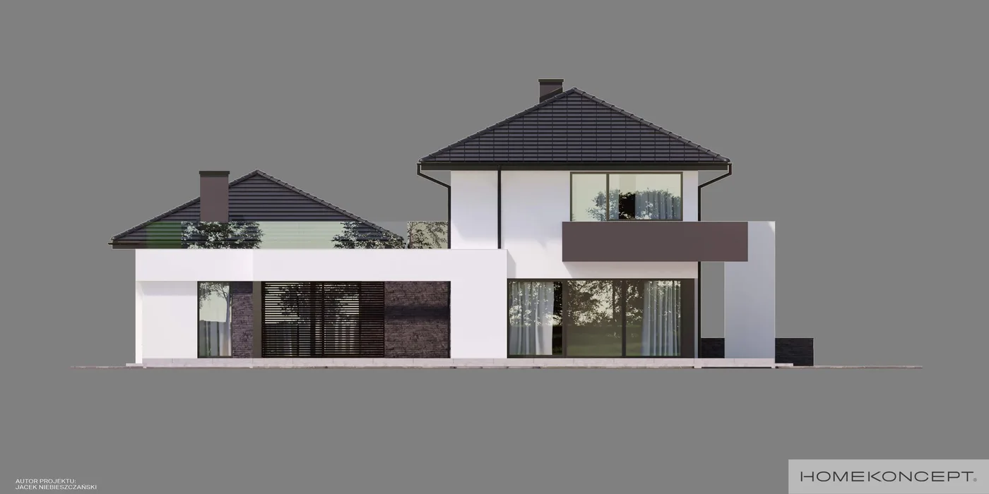 Elewacja boczna lewa