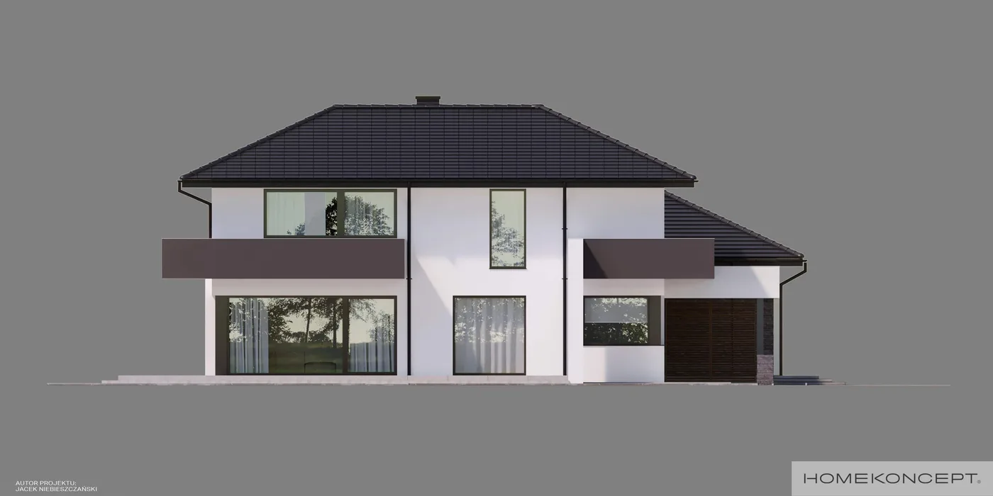 Elewacja boczna prawa