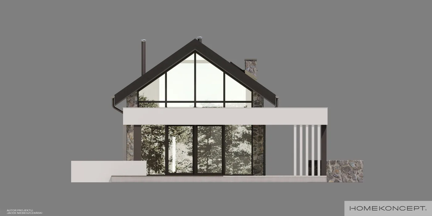 Elewacja boczna lewa