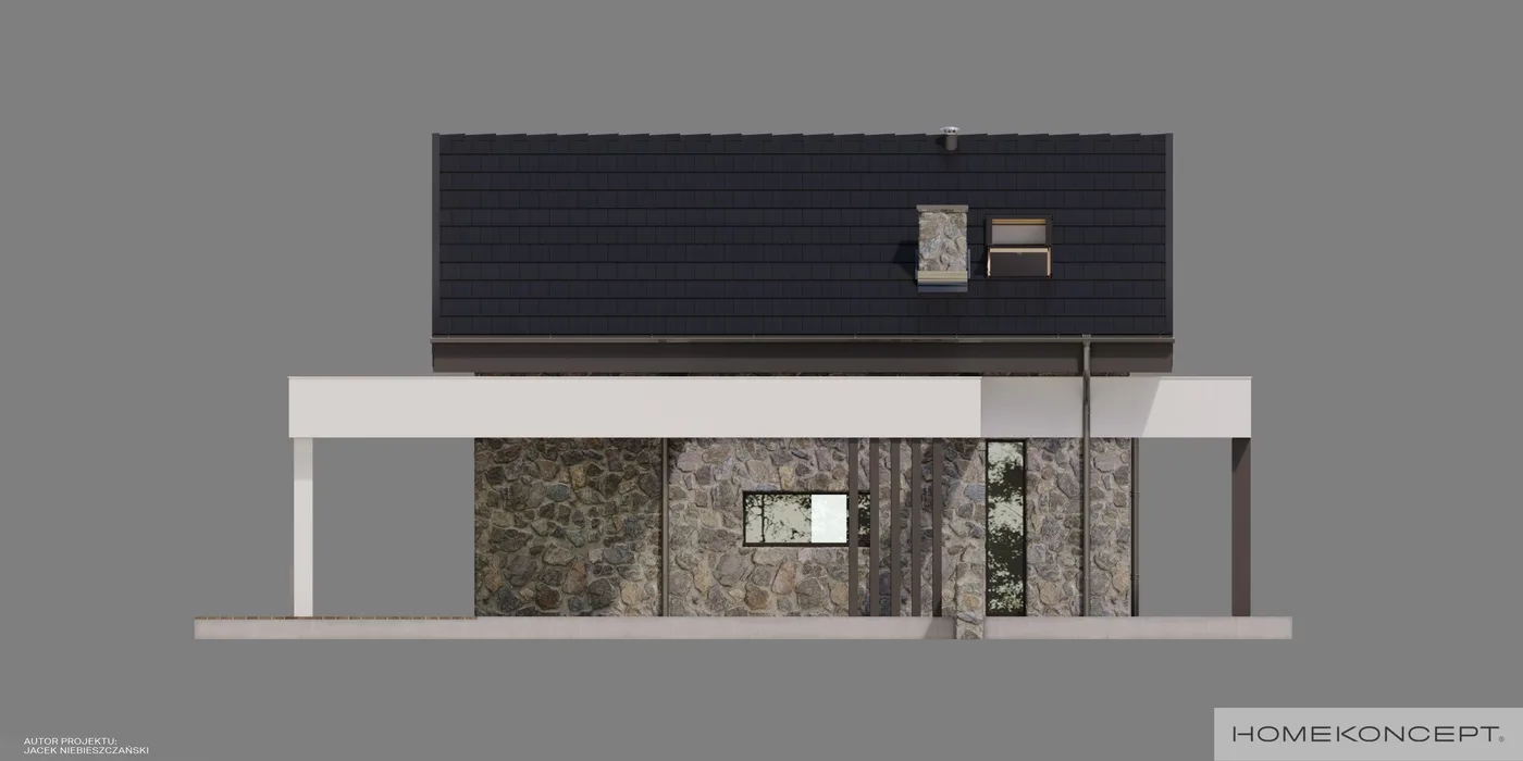 Elewacja boczna prawa