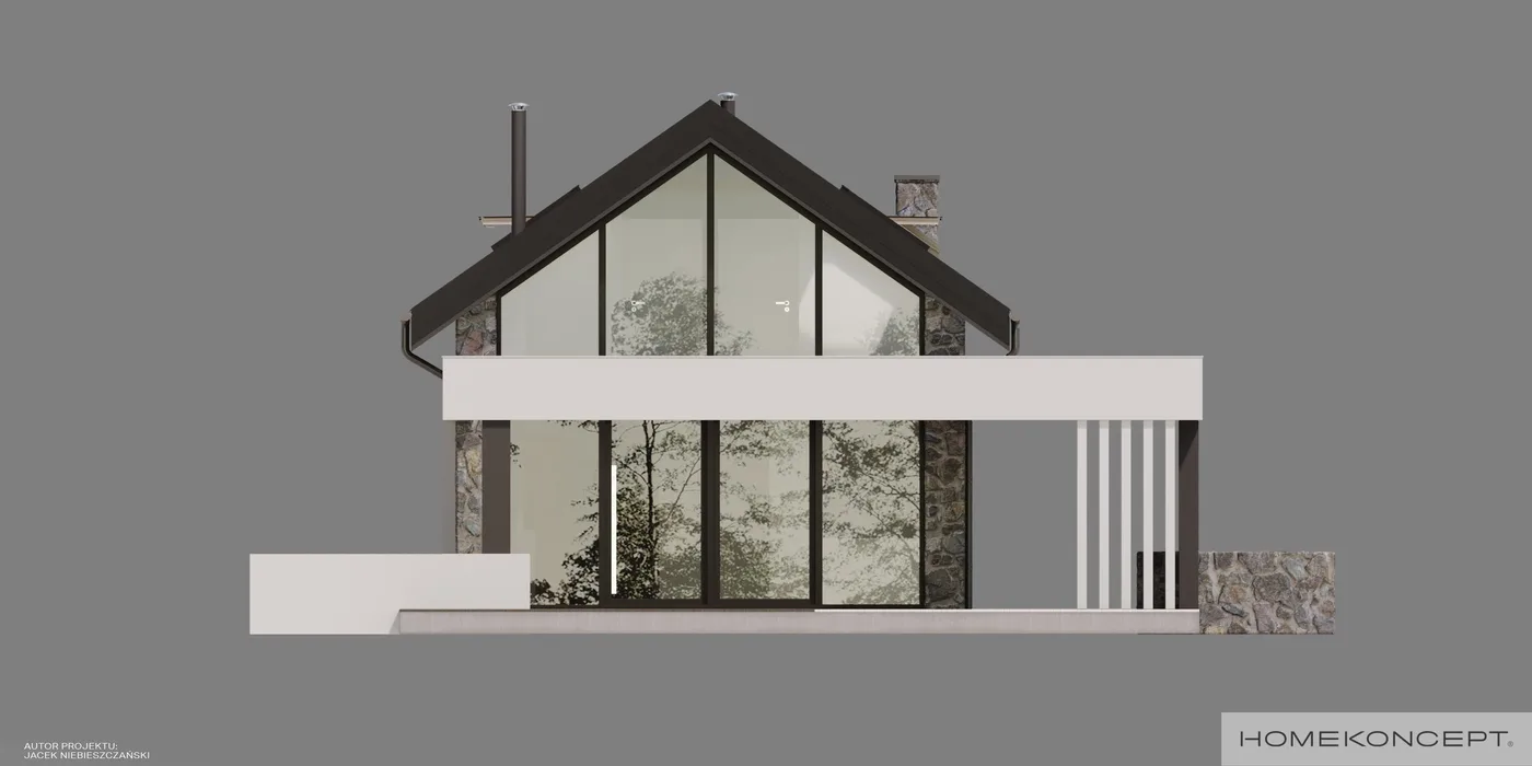 Elewacja boczna lewa