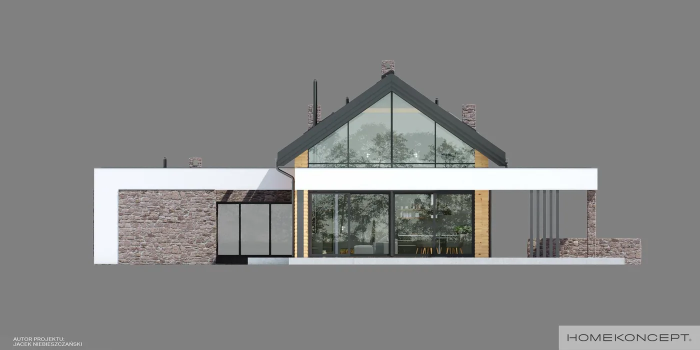 Elewacja boczna lewa