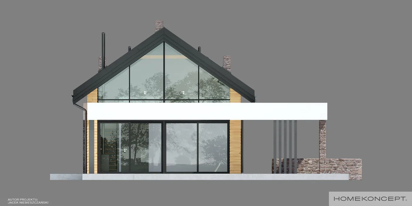 Elewacja boczna lewa