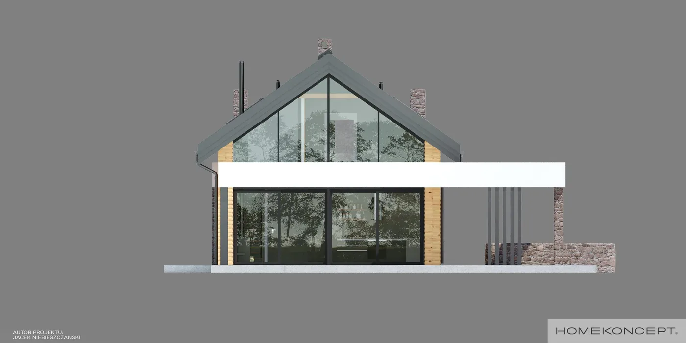 Elewacja boczna lewa