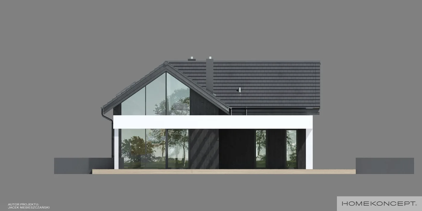 Elewacja boczna lewa