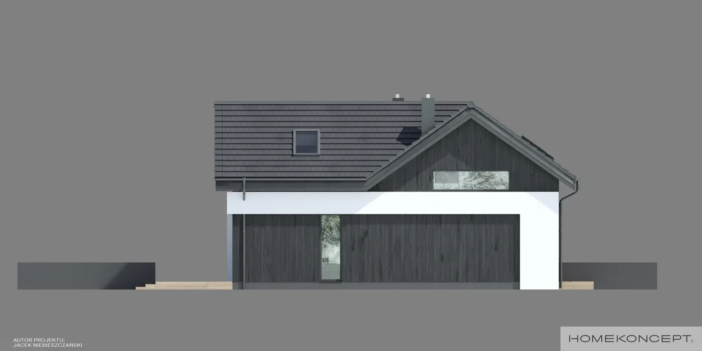 Elewacja boczna prawa