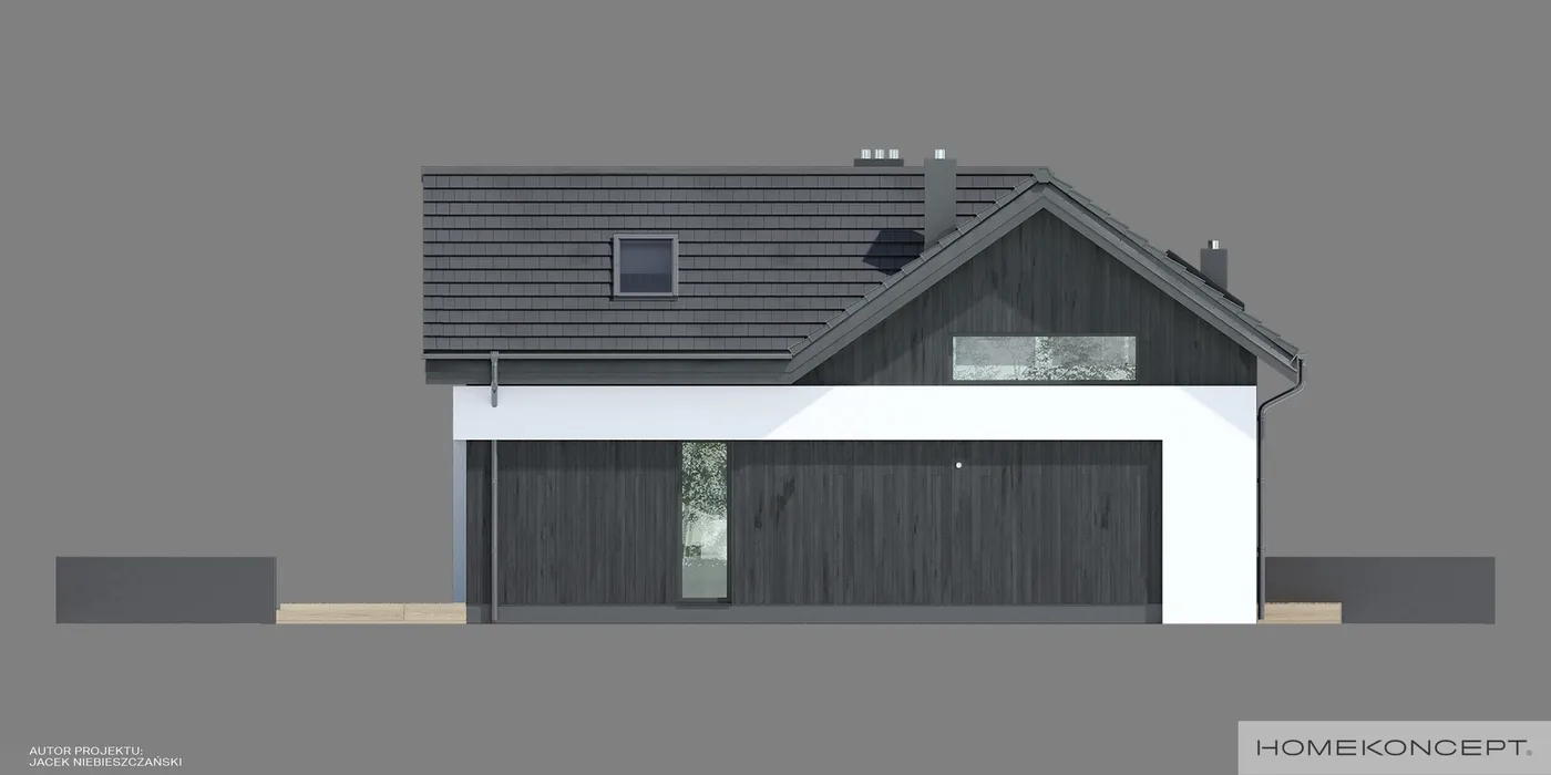 Elewacja boczna prawa