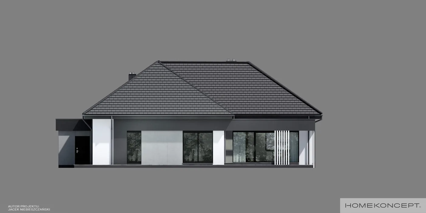 Elewacja boczna lewa