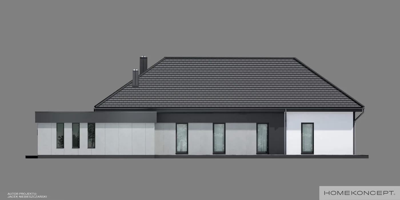 Elewacja boczna prawa